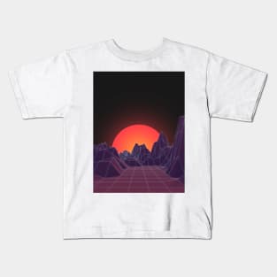 80s Vaporwave Retro Kids T-Shirt